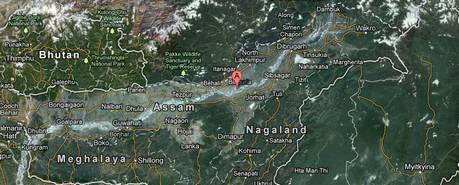 Brahmaputra river valley
