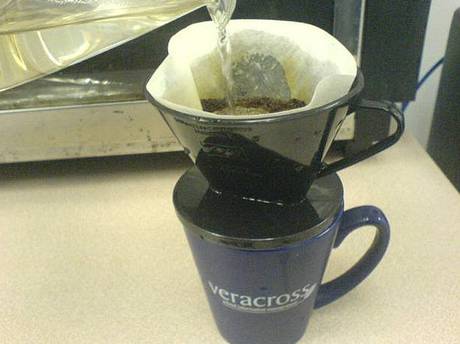 coffee Brewing in a cup